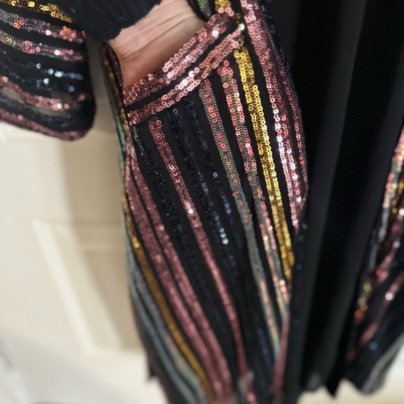 Sequence milti-colored skies are blue kimono size xs/sm - Picture 6 of 6